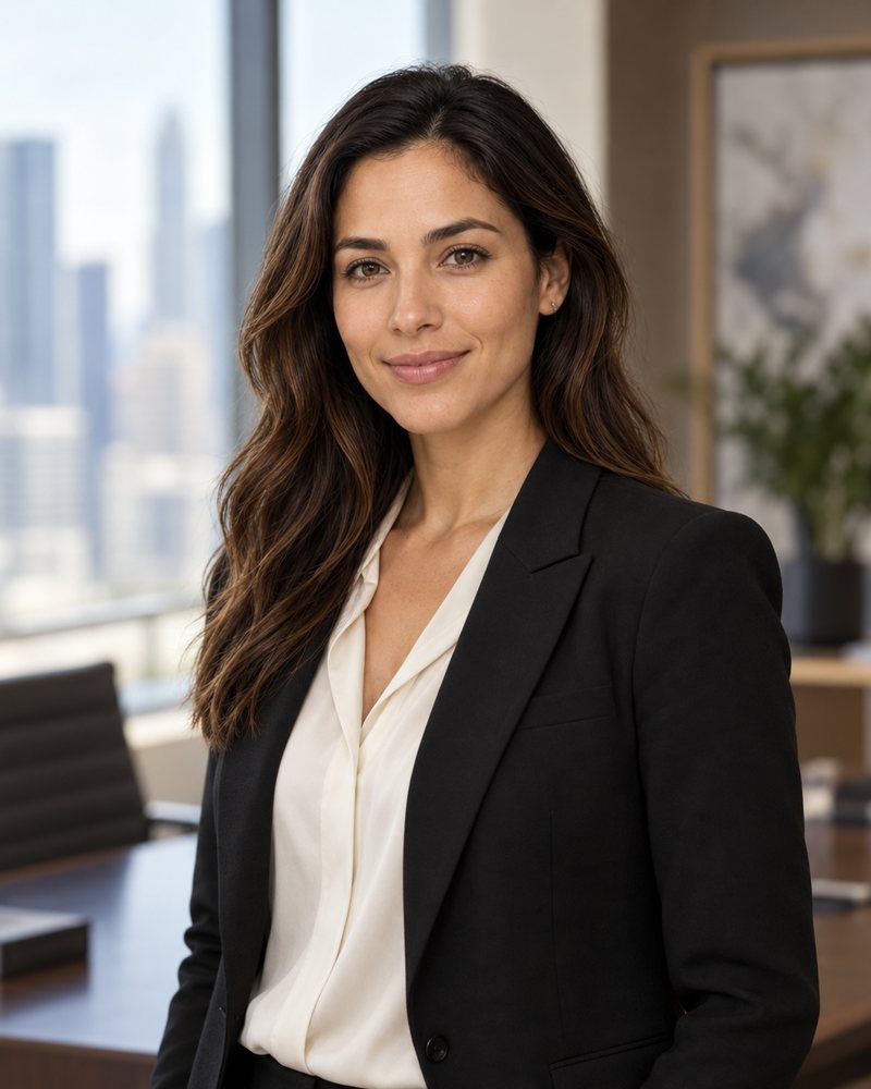 Rachel AI generated Corporate headshot