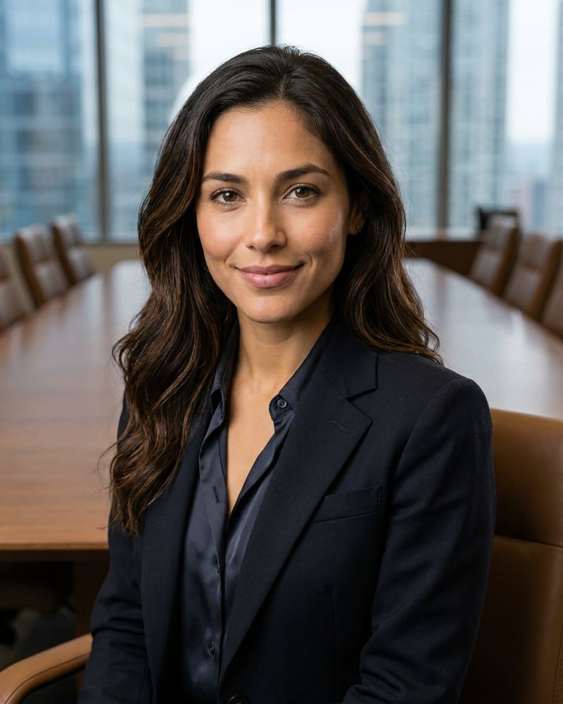 Rachel AI generated Corporate headshot