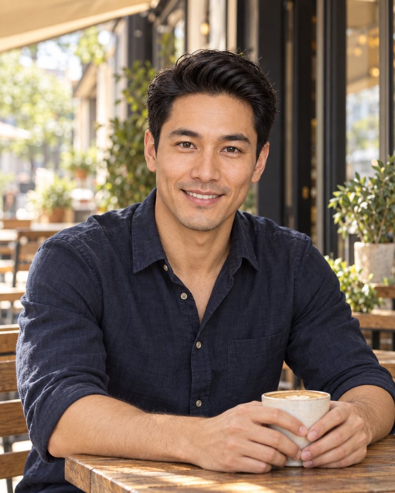 Ben AI generated Dating lifestyle headshot