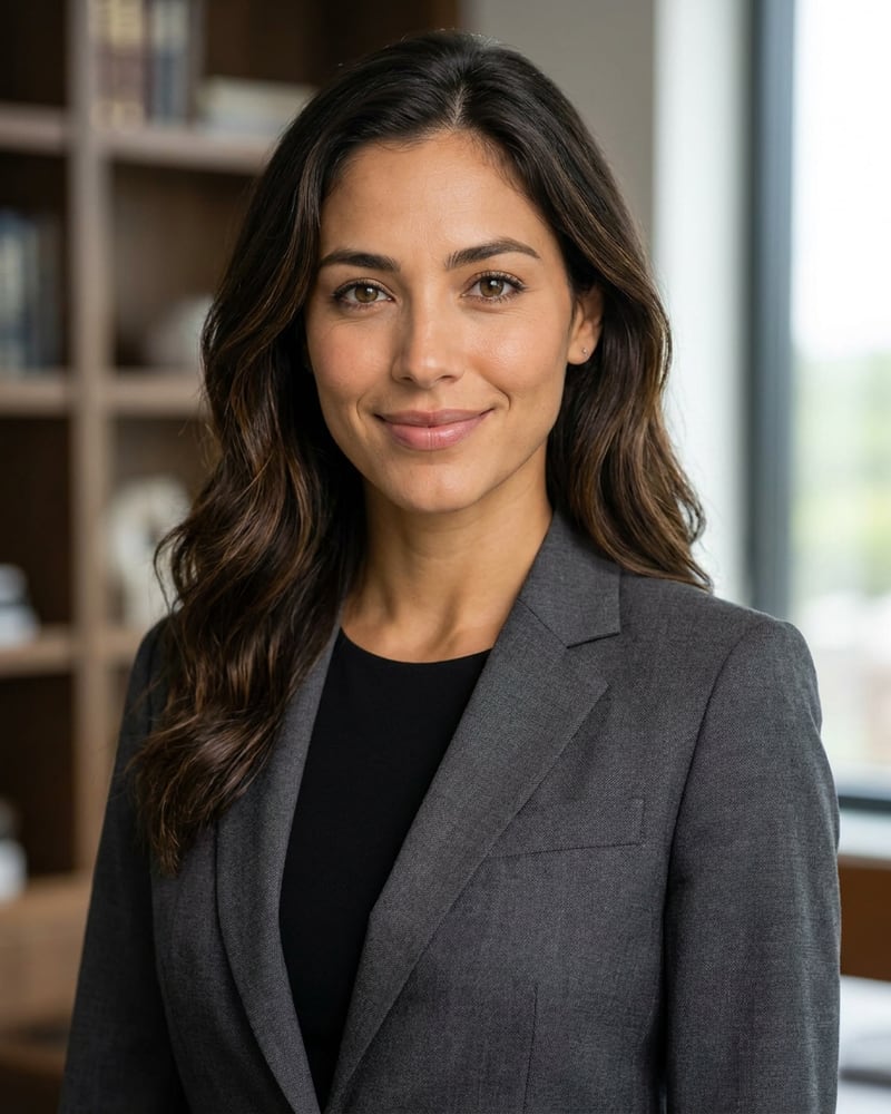 Rachel AI generated LinkedIn headshot