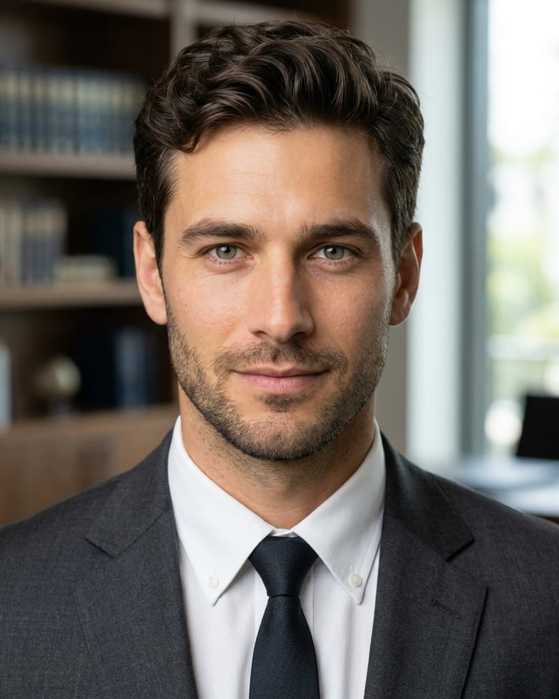 David AI generated LinkedIn headshot