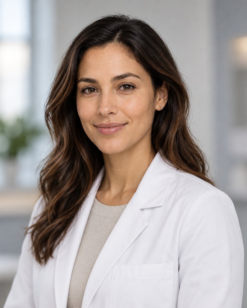 Rachel AI generated Medical headshot