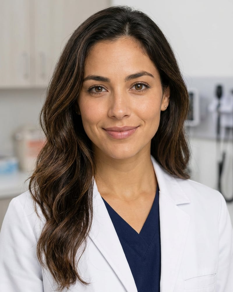 Rachel AI generated Medical headshot