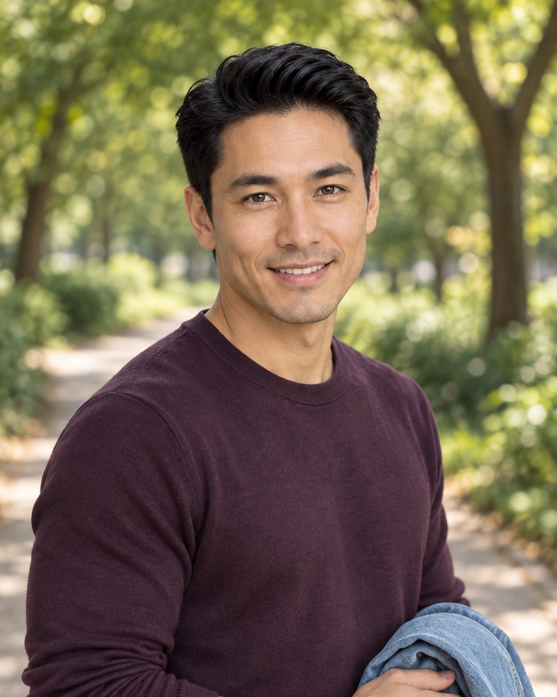 Ben AI generated Social media headshot