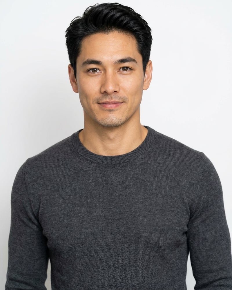Ben AI generated Social media headshot