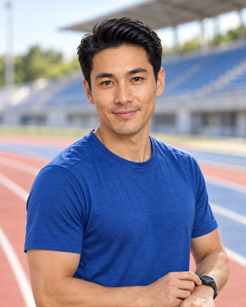 Ben AI generated Sports headshot