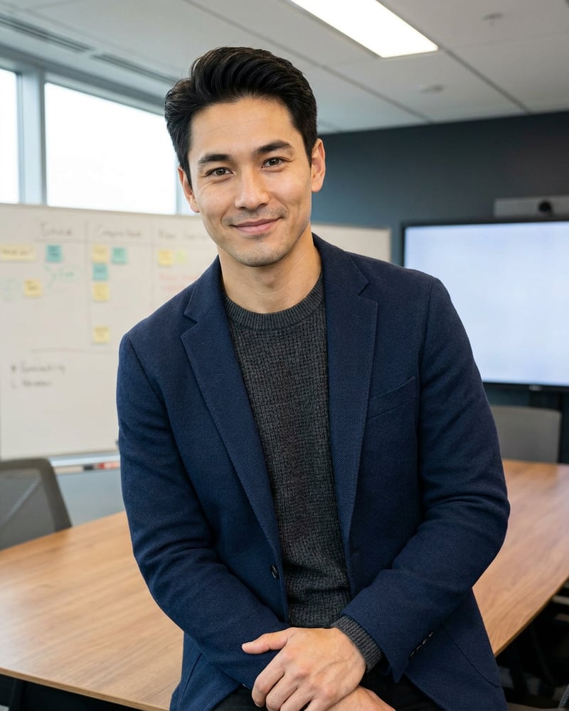 Ben AI generated Startup founder headshot